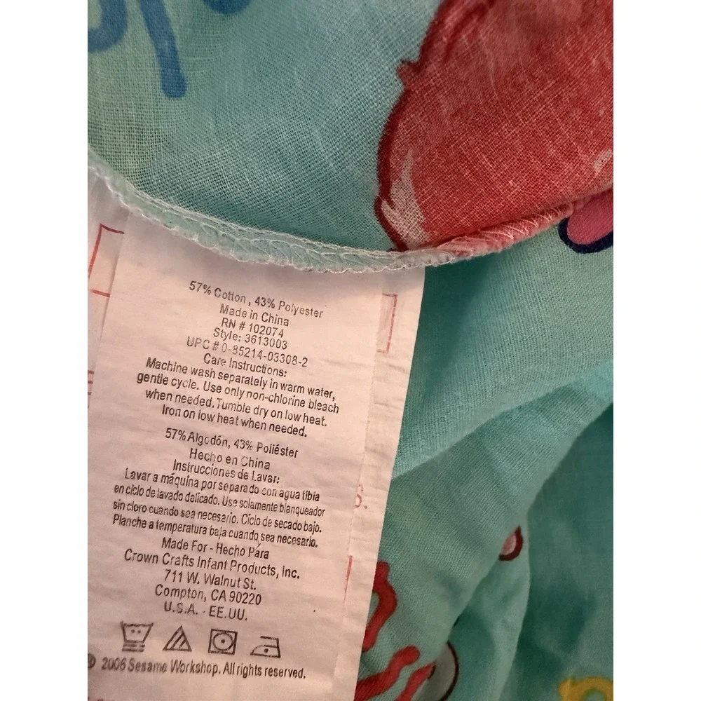 Vintage Elmo Crib Sheet